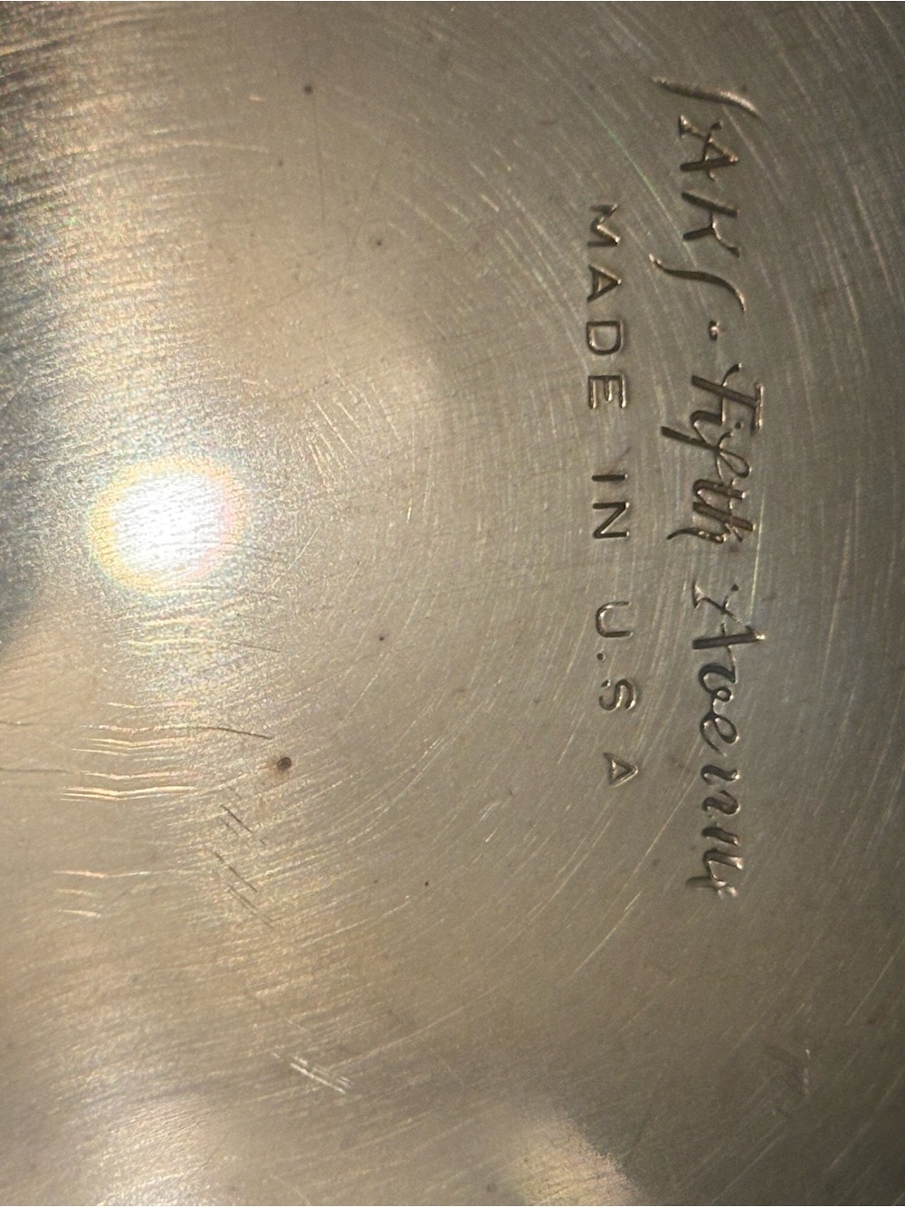 Saks Fifth Avenue Silver Plated Serving Dish - Picture 7 of 7